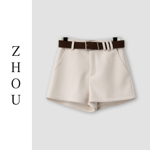 （周哥甄选）杏色裤子-32056