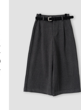 （周哥甄选）黑格裤子-32514