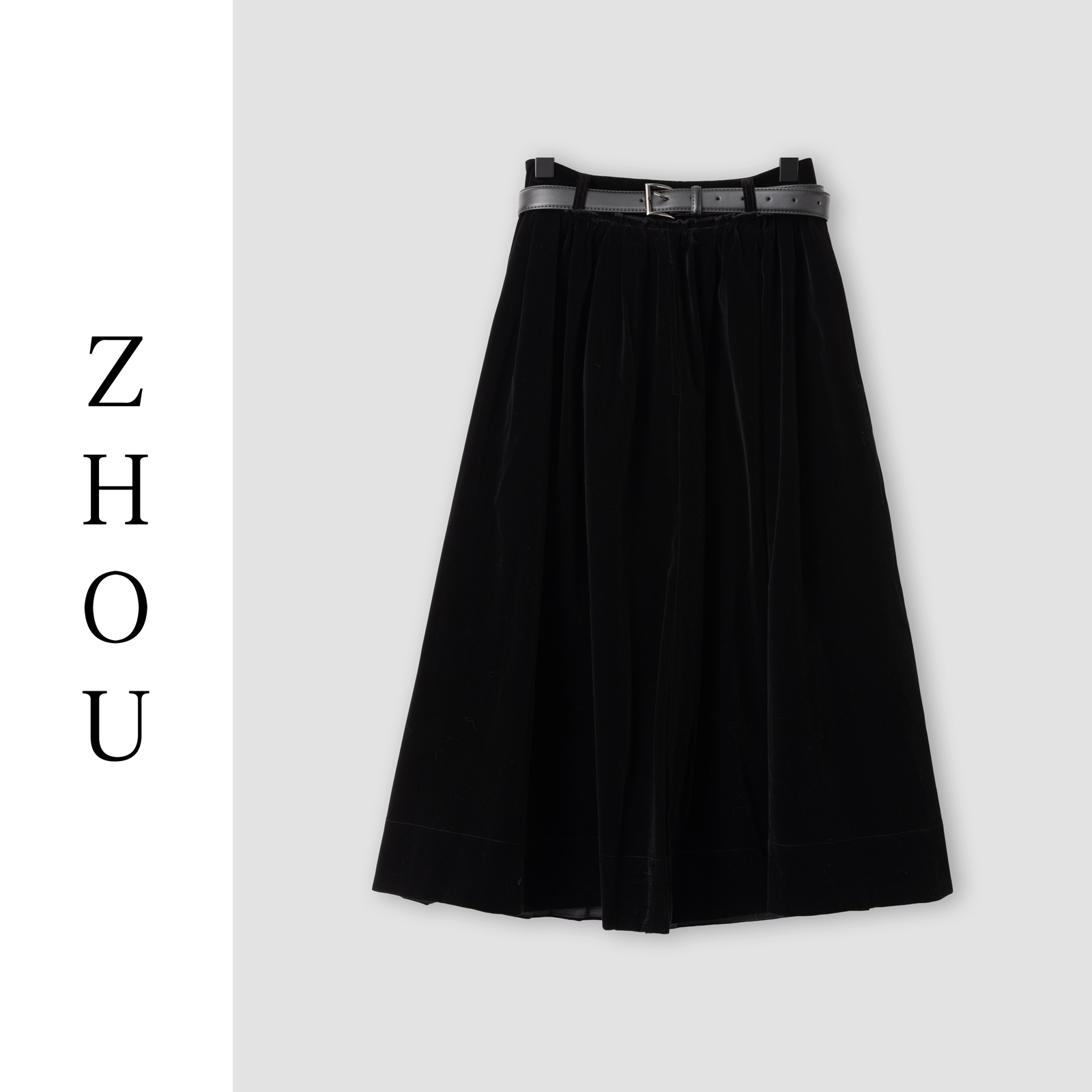 （周哥甄选）黑色半身裙-31319