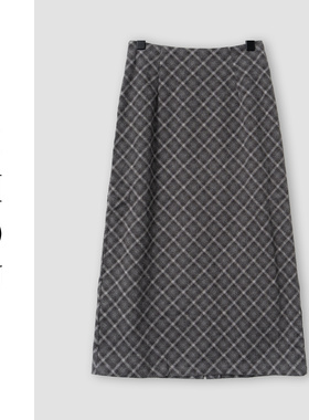 （周哥甄选）深灰半身裙-31642