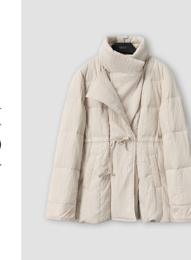 （周哥甄选）米色羽绒外套-31238
