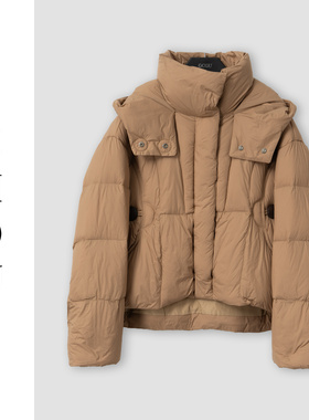 （周哥甄选）咖色羽绒外套-33159