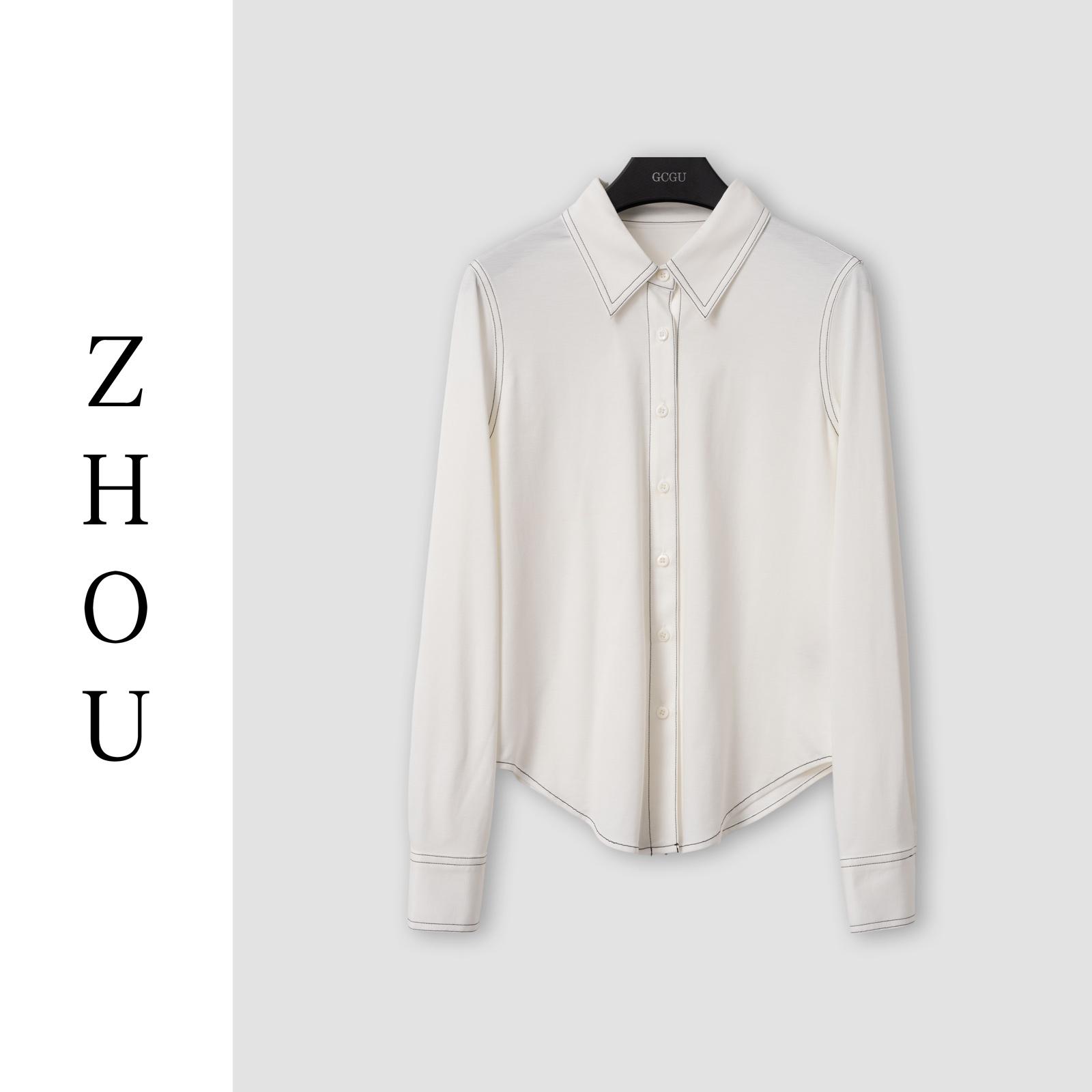 （周哥甄选）白色上衣-31255