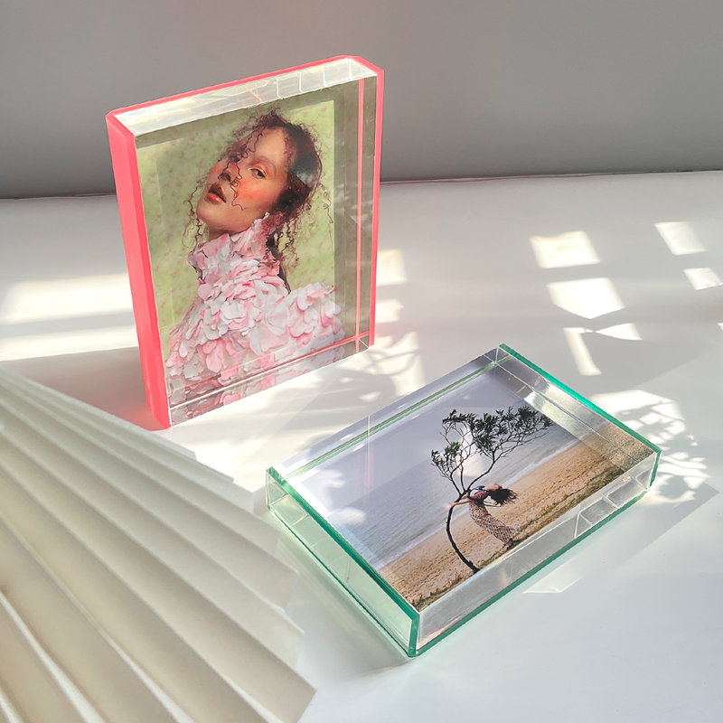 创意相框亚克力抽拉彩色