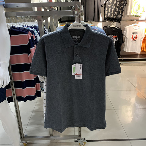 班尼路夏季短袖休闲纯色Polo上衣