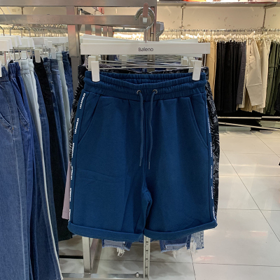 纯棉五分裤短裤班尼路直筒休闲