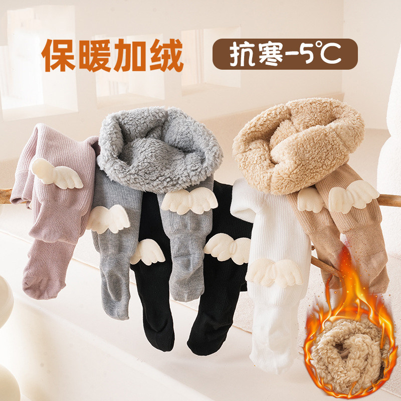 连裤袜冬季加绒打底裤羊羔绒