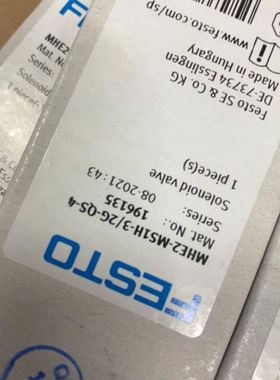 应用材料 0190-63395 REV 003 气体过滤器