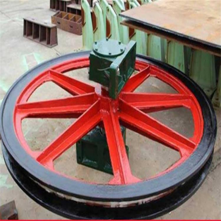 固定天轮用于引导钢丝绳转向之用供矿井提升