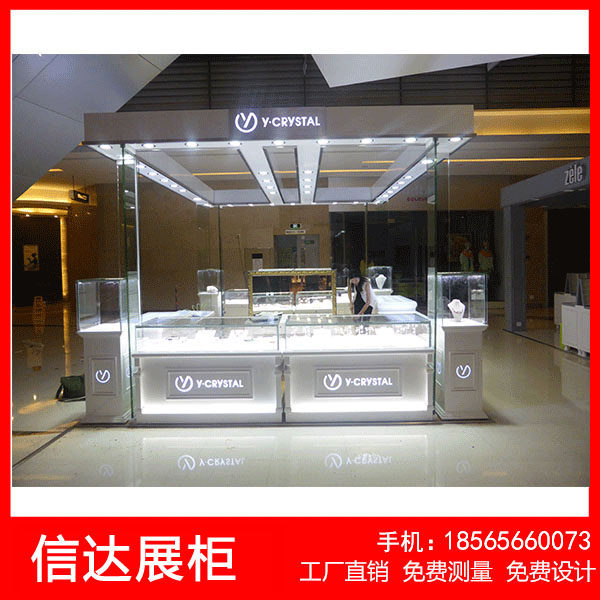 木制饰品柜台珠宝贵金属展示柜 多功能 欧式手表展示柜玻璃柜子