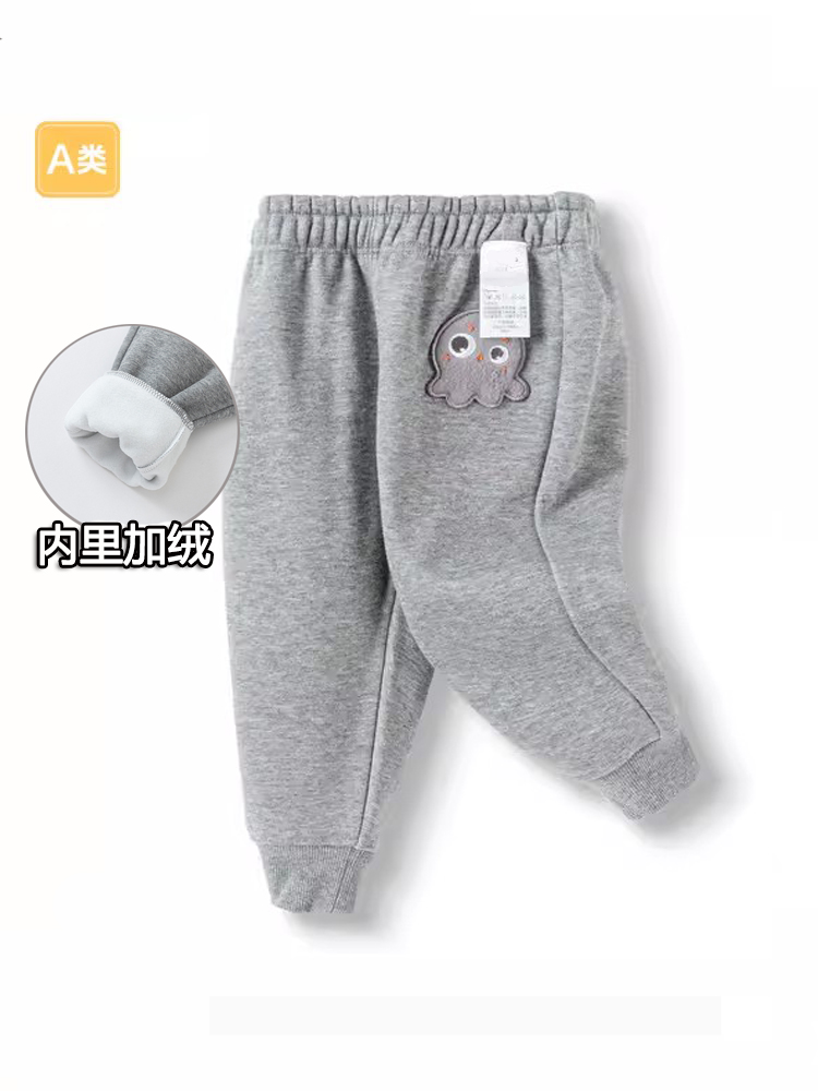 男女宝宝长裤加绒百搭裤