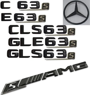 新BENZ车标字标侧标尾标志C63s E63s GLE63s GLS63s CLS63s