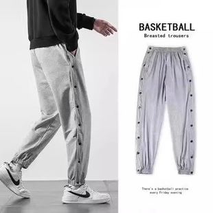 加厚易穿脱护理裤偏瘫痪卧床老人病人手术后腿骨折专用裤子开边裤