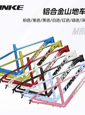 正品碳客TANKE山地自行车铝合金车架XC越野碟刹款大轮径快拆车架