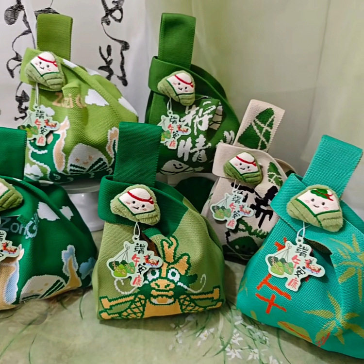 2025端午节粽子包装盒咸鸭蛋礼盒烘焙绿豆糕茶叶特产伴手礼手拎袋
