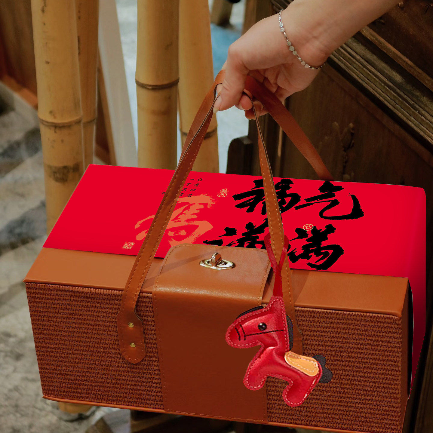 2026新年包装盒马年年货皮质礼盒烘焙饼干糖果空盒子文创茶叶,节庆用品/礼品,创意礼盒/礼品套组,淘宝优惠券,粉丝福利购,淘宝优惠卷