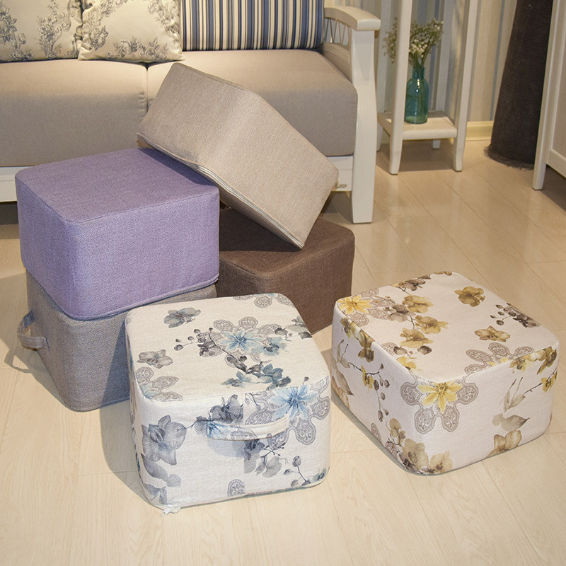 亚麻可拆洗加厚坐垫布艺蒲团棉麻飘窗榻榻米增高加厚坐垫地板坐墩,居家布艺,蒲团,淘宝优惠券,粉丝福利购,淘宝优惠卷