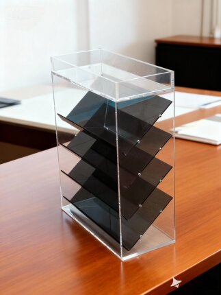高透加厚亚克力材质唇釉眼影粉饼香水气垫桌面化妆品口红收纳盒大