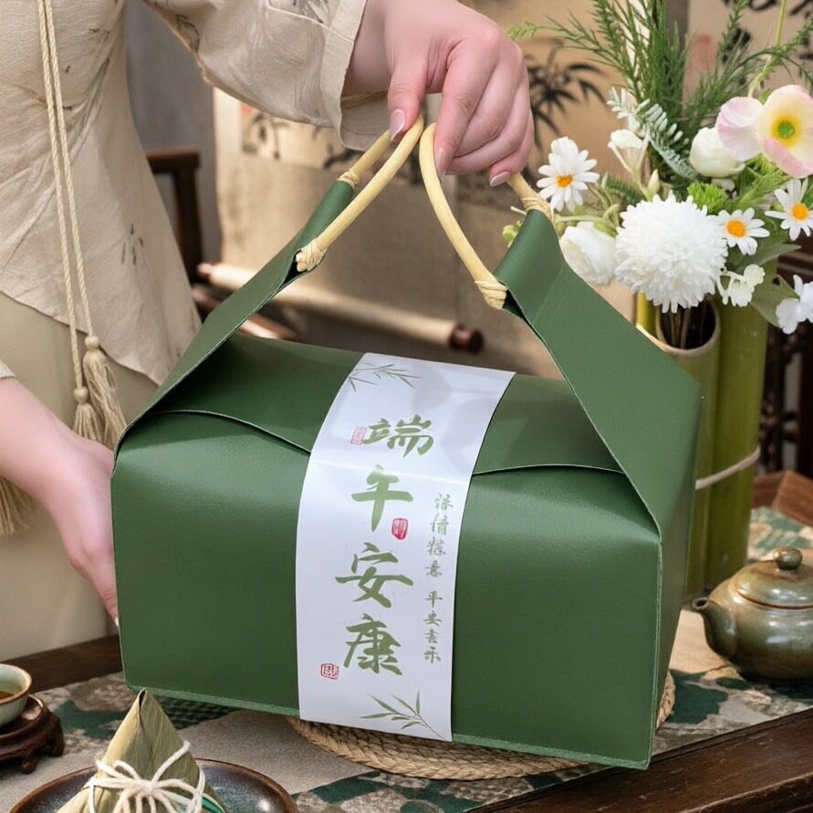端午节礼物盒粽子咸鸭蛋公司送礼团购礼品盒员工福利高档手提空盒