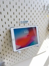 笔记本电脑iPad switch 键盘 通用挂架适用宜家SKADIS洞洞板配件