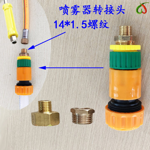1寸转换接头快速农用高压喷头