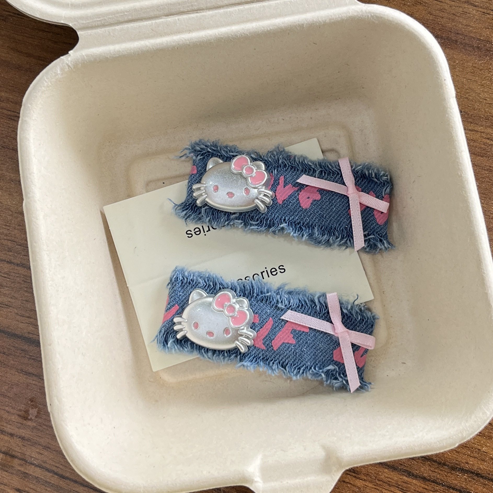 新款卡通猫咪方形牛仔发夹甜美少女心刘海碎发侧边夹百搭发卡发饰,饰品/流行首饰/时尚饰品新,发饰,淘宝优惠券,粉丝福利购,淘宝优惠卷