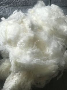 包邮桑蚕丝羊毛英毛丝绵羊毛毡戳戳乐手工羊绒湿毡长毛条针刺絮片