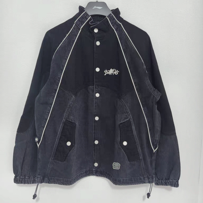 李宁反伍男子牛仔外套秋冬季保暖潮流系列运动休闲夹克 AJDU349