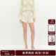 新款 HPLY荷比俪2024夏季 女浅色利落裁剪气质短裤 商场同款