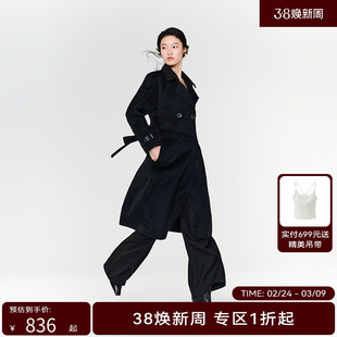 【商场同款】HPLY荷比俪冬季新款长款大衣HMD43500102