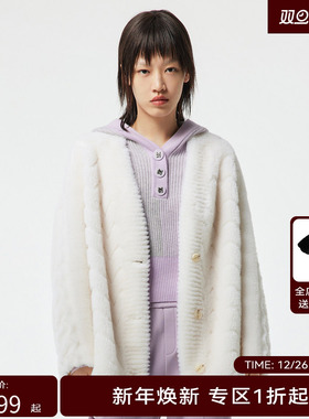 H·GENTEEL荷高冬季新品形象款皮草GCC43590613