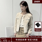 HPLY荷比俪短款 小香风浪漫通勤皮草HDD41590599