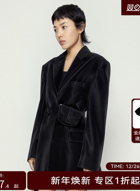 H·GENTEEL荷高秋新款女装风格款宽肩西装外套GCB32580801