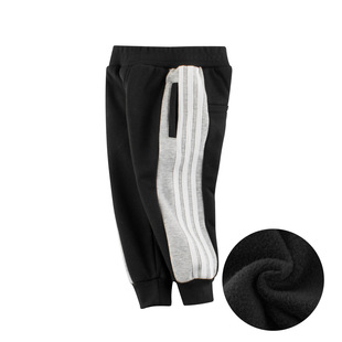 27kids童装品牌男童运动裤秋冬加绒保暖儿童卫裤一体绒休闲潮裤