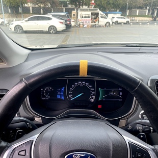 汽车方向盘回正标装饰贴中心线翻毛皮内饰改装专用配件挡把套饰品