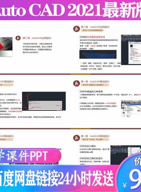 Auto CAD 2021 版PPT教学课件PPT共85页可编辑修改幻灯片内容