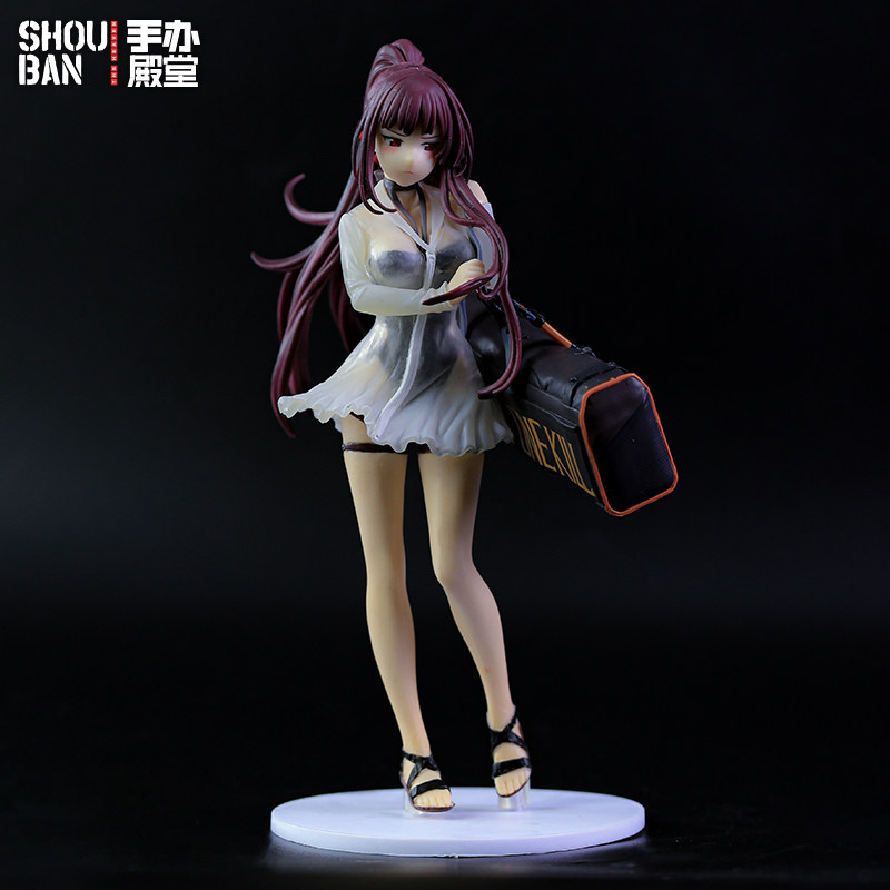 优质版少女前线 魔鬼鱼行动wa2000泳装运动服手办模型摆件动漫pvc