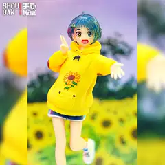 High-Quality Chinese Version of Egg Story: Beautiful Girl, Aida, Casual Sweatshirt Standing Model Boxed Figure Gift