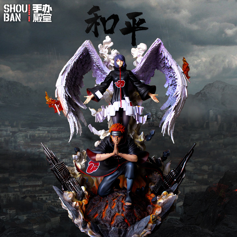 火影忍者手办巨浪cw晓组织羁绊和平小南佩恩gk大型模型雕像二次元