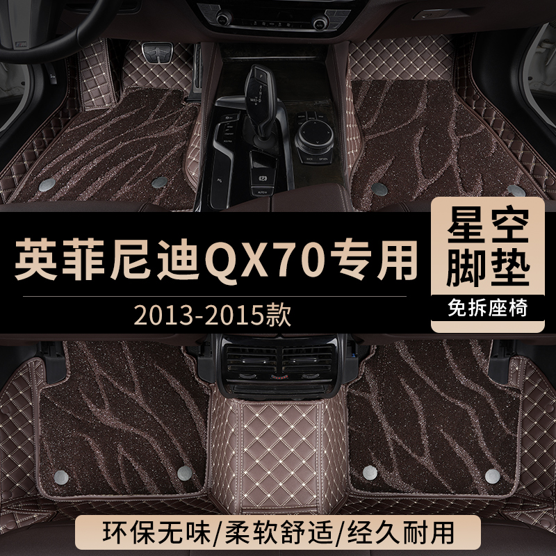 英菲尼迪QX70汽车脚垫全包围