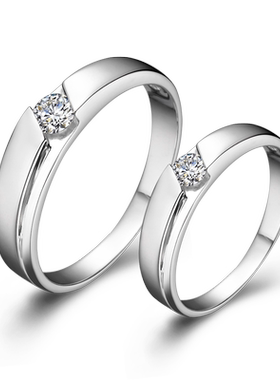 沁缘永恒的爱925银时尚情侣戒指