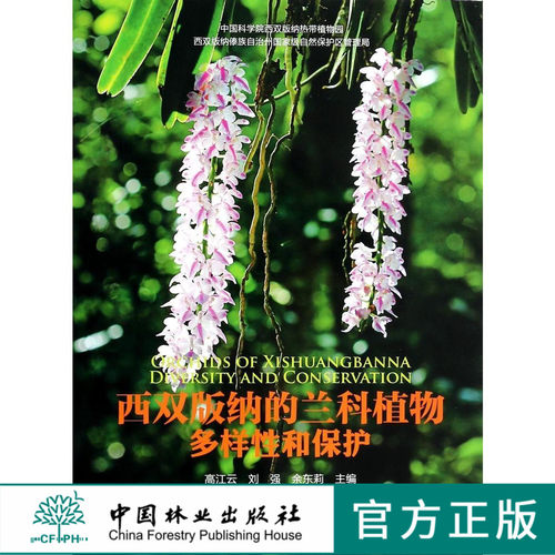 西双版纳的兰科植物多样性和保护 7292 中国林业出版社