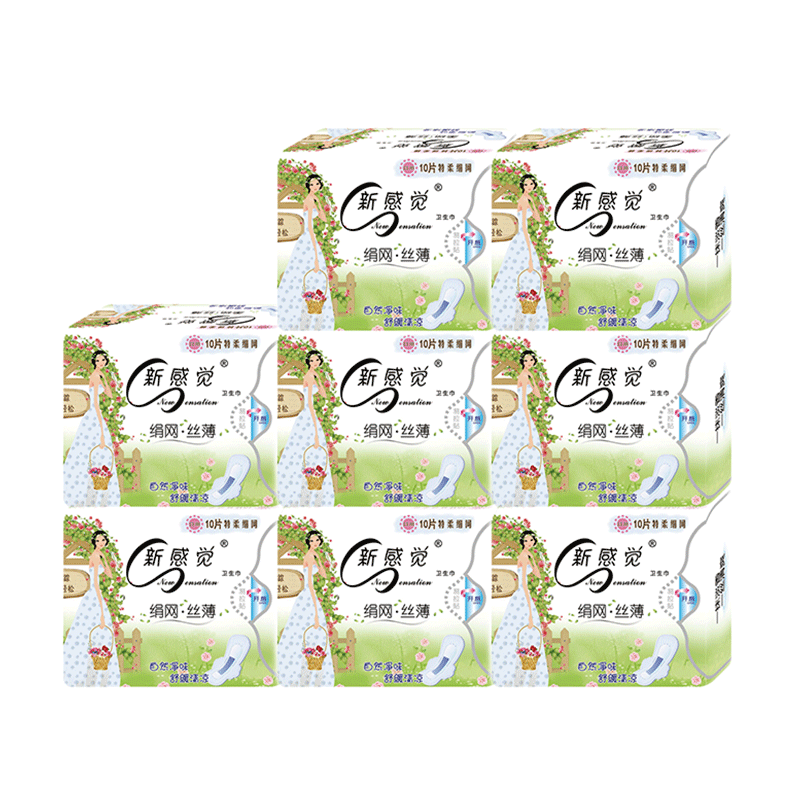 新感觉丝薄80片245mm日用卫生巾