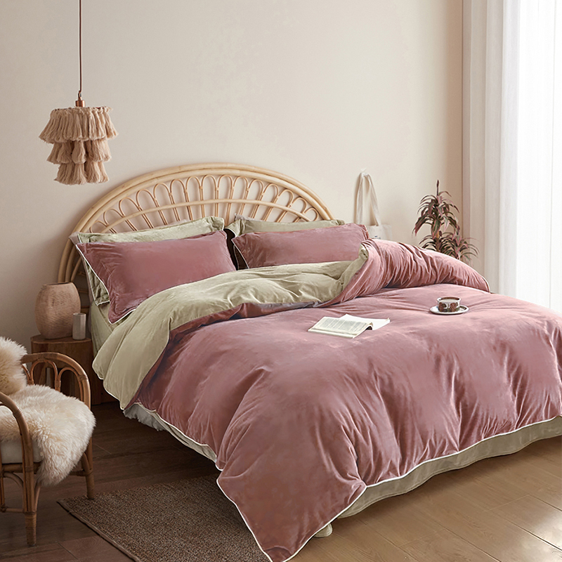 KINTHERI/金丝莉A类热绒四件套 温馨 被套 200*230cm