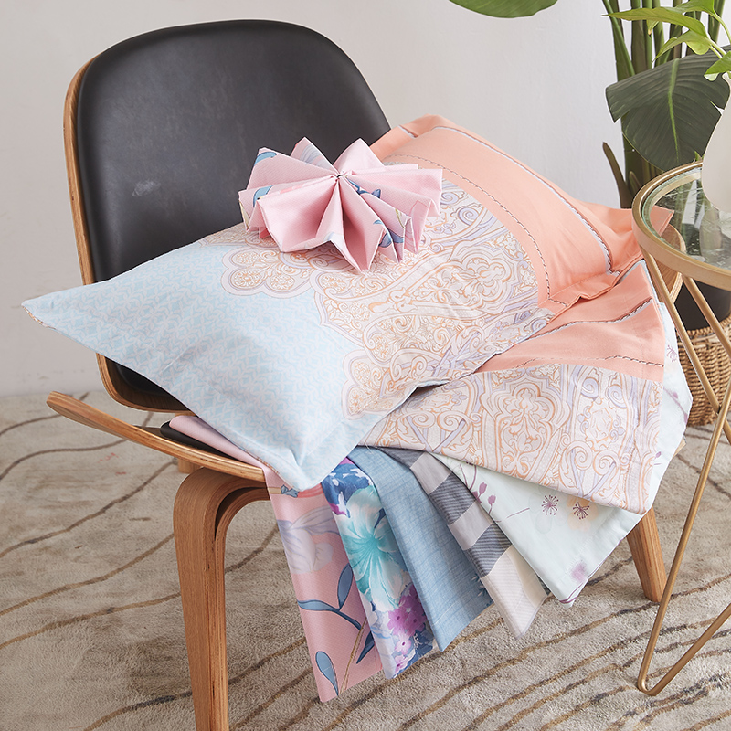 全棉印花百搭风枕套