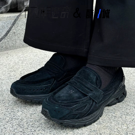 New Balance NB1906L黑色男女复古一脚蹬乐福鞋休闲鞋U1906LNT