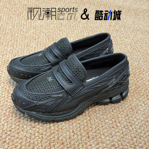 NB1906L黑色男女百搭休闲乐福鞋
