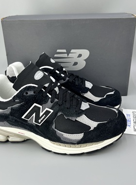NewBalance NB2002R黑色男女不规则裁剪解构复古休闲跑鞋M2002RDJ