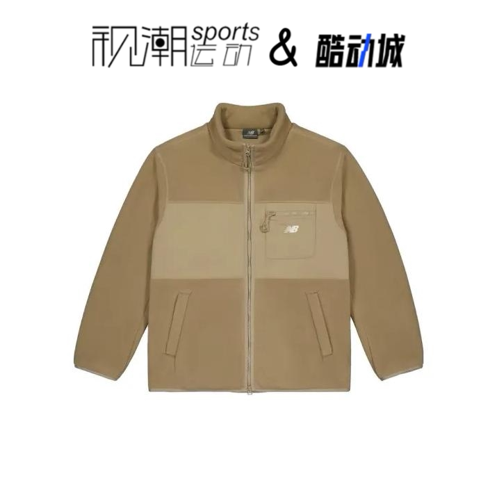 NB男子抓绒保暖立领夹克外套