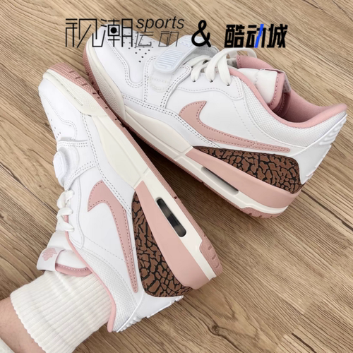 AJ312白粉女运动休闲复古篮球鞋